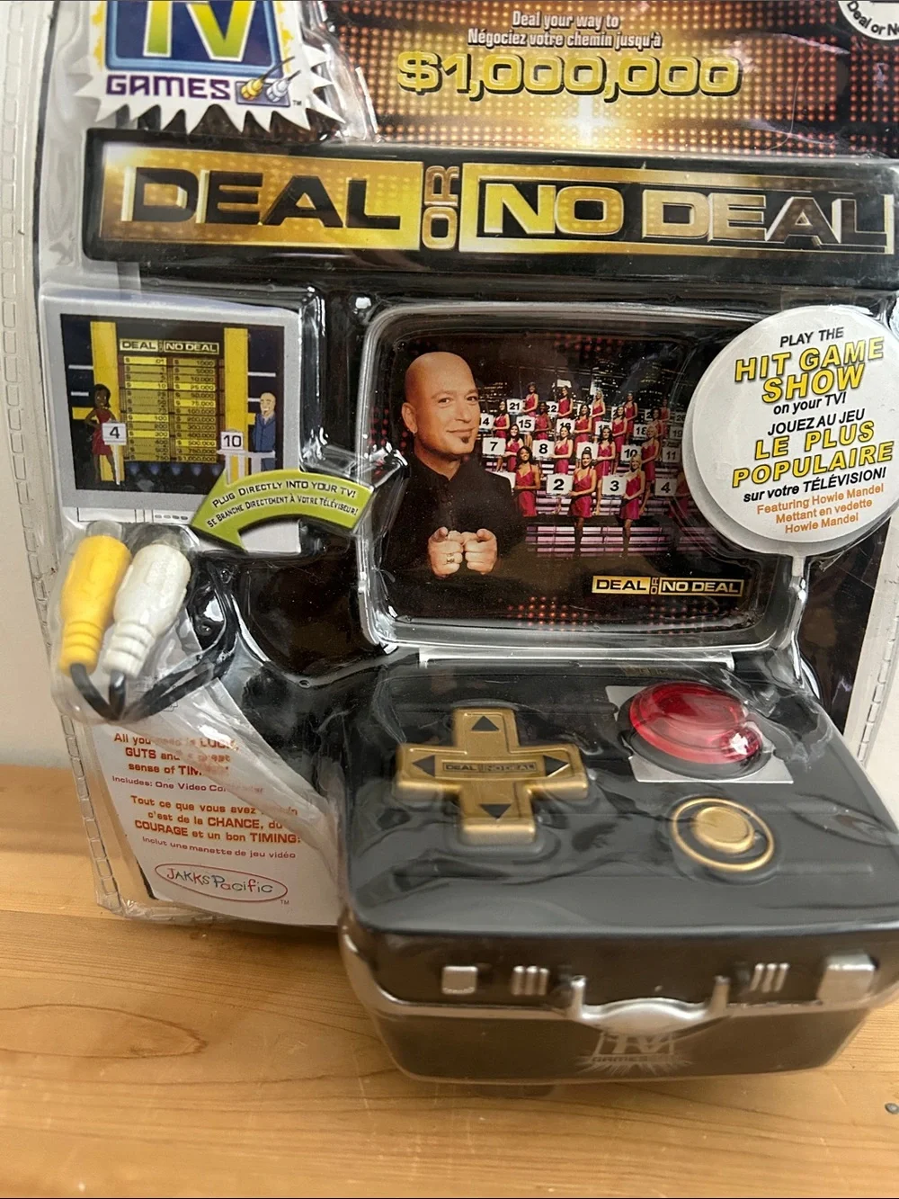 Deal or No Deal Plug & Play TV Game Console - Black & Gold